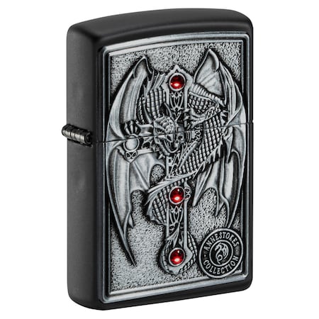 Zippo 2024 Zippo Winged Dragon Cross, Black Matte,  ZIP-49755